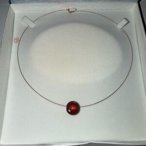 Chic Red Pendant Necklace